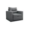 Sofa Cama Solteiro Marlene - Poltrona Cama Solteiro: Cinza - 1
