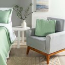 Ver imagem 5 de Kit Cobre Leito Colcha Clean Casal Dupla Face - Verde