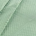 Ver imagem 4 de Kit Cobre Leito Colcha Clean Casal Dupla Face - Verde