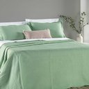 Ver imagem 6 de Kit Cobre Leito Colcha Clean Casal Dupla Face - Verde