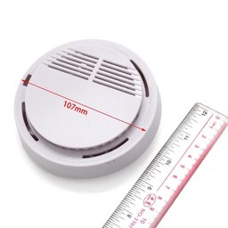 Detector de Fumaça e Sensor de Incêndio Alarme Sonoro e Visual sem Fio para Residencial e Industrial - 5 Detector de Fumaça e Sensor de Incêndio Alarme Sonoro e Visual sem Fio para Residencial e Industrial - 5