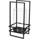 Ver imagem 2 de Castiçal Home&co Metal 32x16x14cm Preto