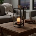 Ver imagem 1 de Castiçal Home&co Metal 32x16x14cm Preto