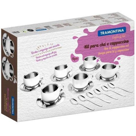 Kit Para Chá Aço Inox 18 Pç. Tramontina