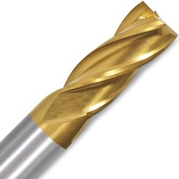 Fresa de Topo Reto 6 Cortes - 23,0mm - com 8% Cobalto, Din 844 An - 261,0030 - Rocast - 5