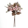 Buquê Margarida Misto Ramalhete com Fita x5 Rosa Outono 35 cm D&A FLORARTE 46053001 - 1