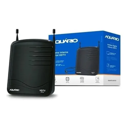 Antena Interna Digital Hdtv Vhf Uhf Fm 4k Dtv-1100 Aquário - 1