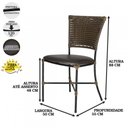Ver imagem 3 de Cadeira Gramado em Fibra Sintética Junco para Área Externa e Interna Acesse Móveis