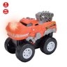 Brinquedo Infantil Carrinho Monster Dinossauro Com Luz E Som:Vermelho - 3