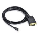 Ver imagem 1 de Cabo Nuc Cubi Liva Brix Ultratop 23407 Adap/Conv Mini Display Port Macho para Vga Macho 1,80