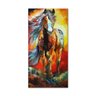 Quadro Decorativo Cavalo Índio Colorido - 1