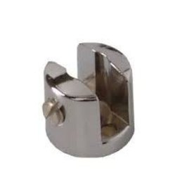 Suporte prateleira fenda cromado para vidro de 4mm - (pacote com 50 peças) - 2