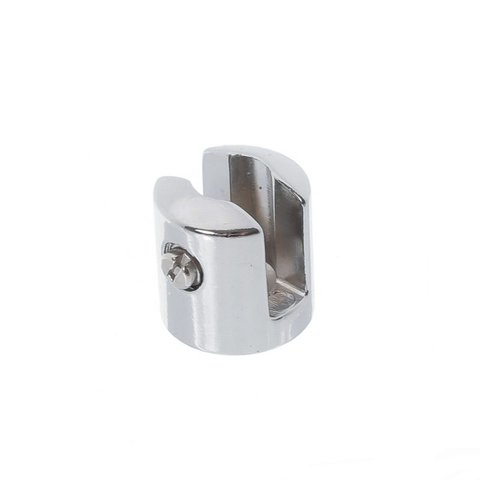 Suporte prateleira fenda cromado para vidro de 10mm - (pacote com 50 peças)
