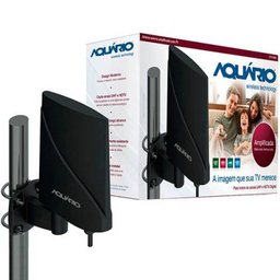 Antena Externa Amplificada DTV-5600 Vhf, Uhf & HDTV - Aquário - 2 Antena Externa Amplificada DTV-5600 Vhf, Uhf & HDTV - Aquário - 2