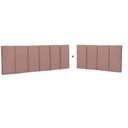 Ver imagem 5 de Cabeceira em L para Cama Box Solteiro Proteção Lateral Estofada - Rose Suede