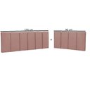 Ver imagem 6 de Cabeceira em L para Cama Box Solteiro Proteção Lateral Estofada - Rose Suede