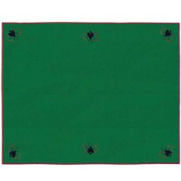 Toalha de Mesa para Jogos de Cartas 2,00 X1,60m de Brim Bordada - 2