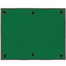 Toalha de Mesa para Jogos de Cartas 2,00 X1,60m de Brim Bordada - 3