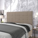 Ver imagem 1 de Cabeceira Áurea 160 para Cama Queen Z-006 Sued Capuccino Aradecor