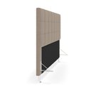 Ver imagem 4 de Cabeceira Áurea 160 para Cama Queen Z-006 Sued Capuccino Aradecor