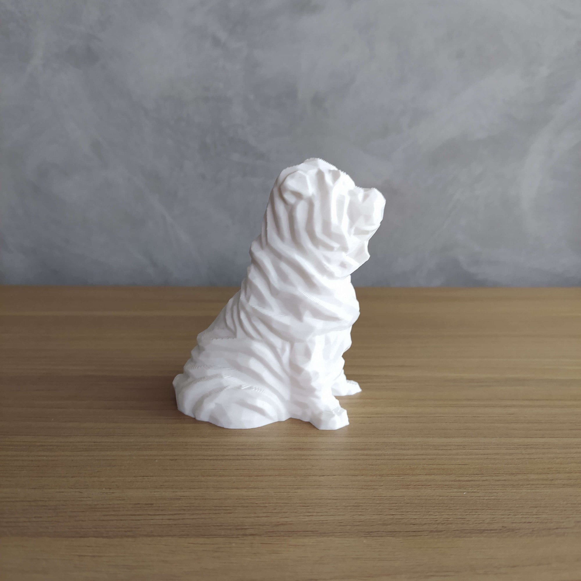 Sharpei Geométrico Decorativo Pequeno Vegras Branco - 8