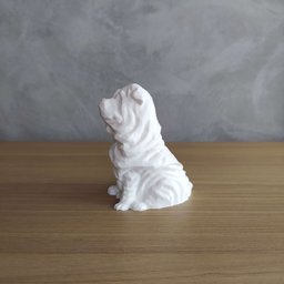 Sharpei Geométrico Decorativo Pequeno Vegras Branco - 3