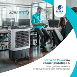 Climatizador de Ar Industrial Umidificador 55 Litros Portátil Ultraar - 3