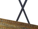Ver imagem 3 de Estante Houston Madeira Rustic Brown Estrutura em Grafite 179cm -38373
