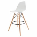 Ver imagem 1 de Banqueta Alta Charles Eames Eiffel Branca.
