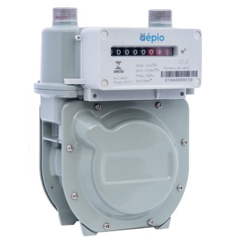 Medidor De Gas Volumétrico Aepio MEC G 1.0 CONEXAO 3/8 SAE
