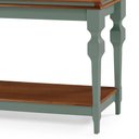 Ver imagem 3 de Aparador para Sala Divisor de Ambiente 1 Prateleira 2004 Manchester Linz Móveis - Verde Musgo/imbuia