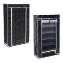 Ver imagem 3 de Sapateira Grande 6 Prateleiras Organizador Armario Portátil Desmontavel para Roupas Tenis Calçados C