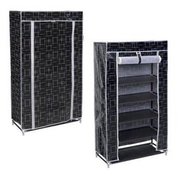Sapateira Grande 6 Prateleiras Organizador Armario Portátil Desmontavel para Roupas Tenis Calçados C - 3 Sapateira Grande 6 Prateleiras Organizador Armario Portátil Desmontavel para Roupas Tenis Calçados C - 3