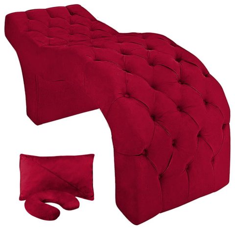 Maca para Extensão de Cílios e Design de Sobrancelhas Veludo Vermelho Sofa Store