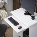 Ver imagem 2 de Mesa de Computador 65cm Prática Compacta - Branco