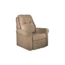 Ver imagem 1 de Poltrona Reclinável p/ Sala MH1216 Suede Bege - Herval