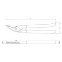 Ver imagem 2 de Tesoura Corta Chapas Modelo Pinguim (alemão) - Corte Direito 12" Tramontina Pro Tramontina