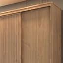 Ver imagem 6 de Guarda Roupa Casal 221cm 3 Portas Madeira Maciça Nira Tauari F07 - Mpozenato