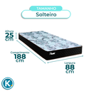 Ver imagem 5 de Cama + Bau Blindado e Colchão Molas Ensacadas Solteiro - Life Gold Paropas