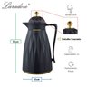 Garrafa Térmica de Café Laradore Chic - Preta e Dourada 1l - 5