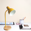 Ver imagem 3 de Luminária Mesa Abajur 50cm Articulada Flexível Silicone Pt-03: Amarelo