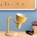 Ver imagem 7 de Luminária Mesa Abajur 50cm Articulada Flexível Silicone Pt-03: Amarelo