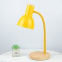 Ver imagem 5 de Luminária Mesa Abajur 50cm Articulada Flexível Silicone Pt-03: Amarelo