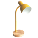 Ver imagem 1 de Luminária Mesa Abajur 50cm Articulada Flexível Silicone Pt-03: Amarelo