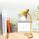 Ver mais imagens de Luminária Mesa Abajur 50cm Articulada Flexível Silicone Pt-03: Amarelo