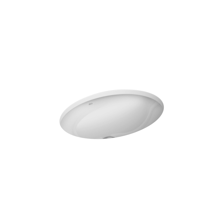 Cuba Deca Embutir Oval 400x300mm Branca L.59.17