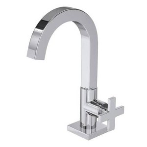 Torneira de Mesa para Lavatório Clean Bica Alta Cromado - Deca 1198.C.CLN