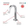 Torneira Para Banheiro Tube Deca Bica Baixa Cromado 1197.C.TUB - 3