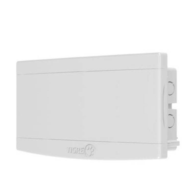 quadro para 12 disjuntores slim din embutir - 1