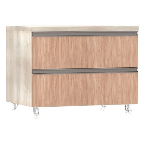 Mesa de Cabeceira Luciane 2 Gavetas Prime Plus 60 Cm